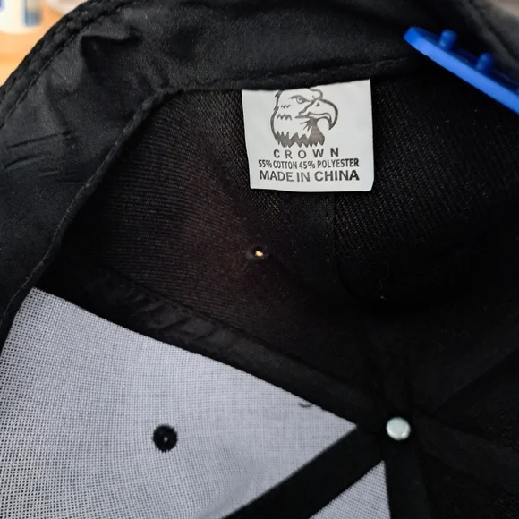 Black and Floral Pittsburgh Cap NWOT - Picture 3 of 3